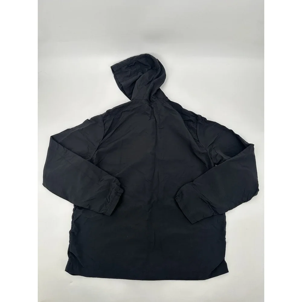 Outerknown Jacket Mens Black Mediu Active Ripstop Hoodie Zip Up Nylon Soft Shell